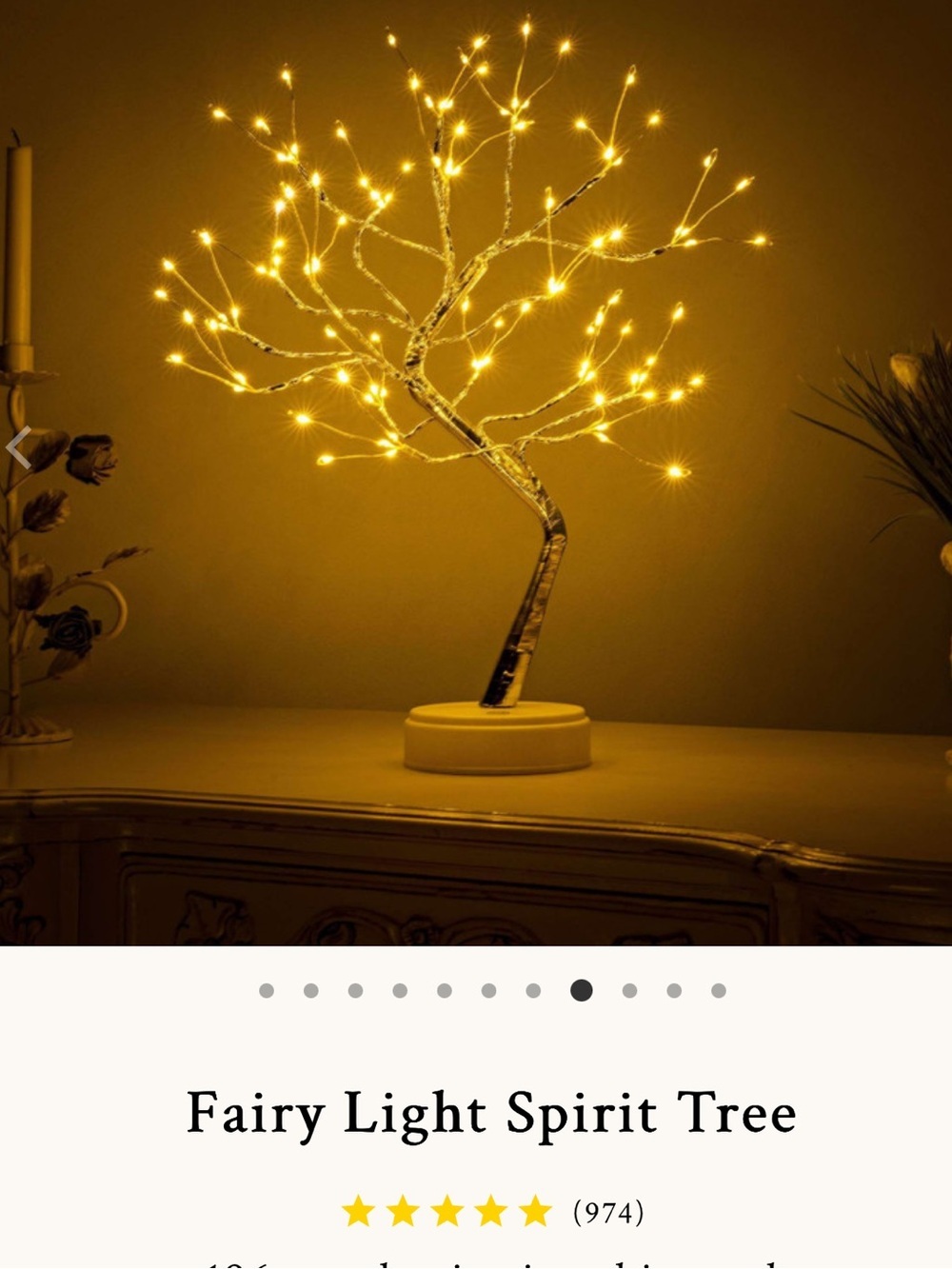 Twinkling Tree - Warm White LED
